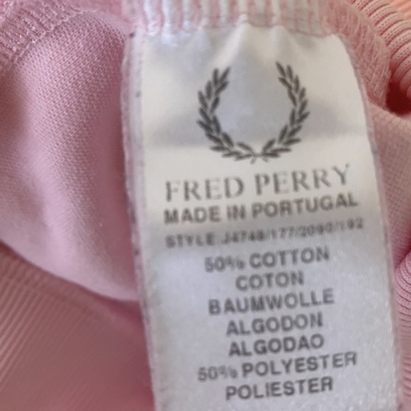 Limited Edition Fred Perry Baby pink track jacket - Picture 7 of 8